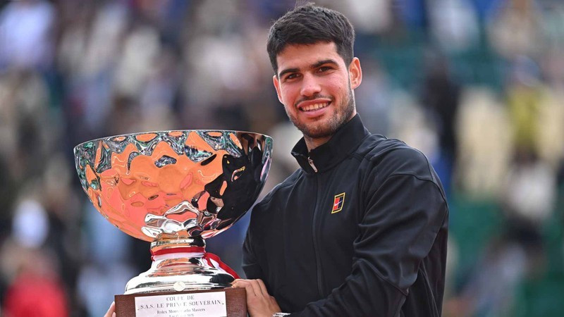 Carlos Alcaraz lên hạng 2 thế giới sau chức vô địch Monte Carlo Masters |  Báo Lào Cai điện tử