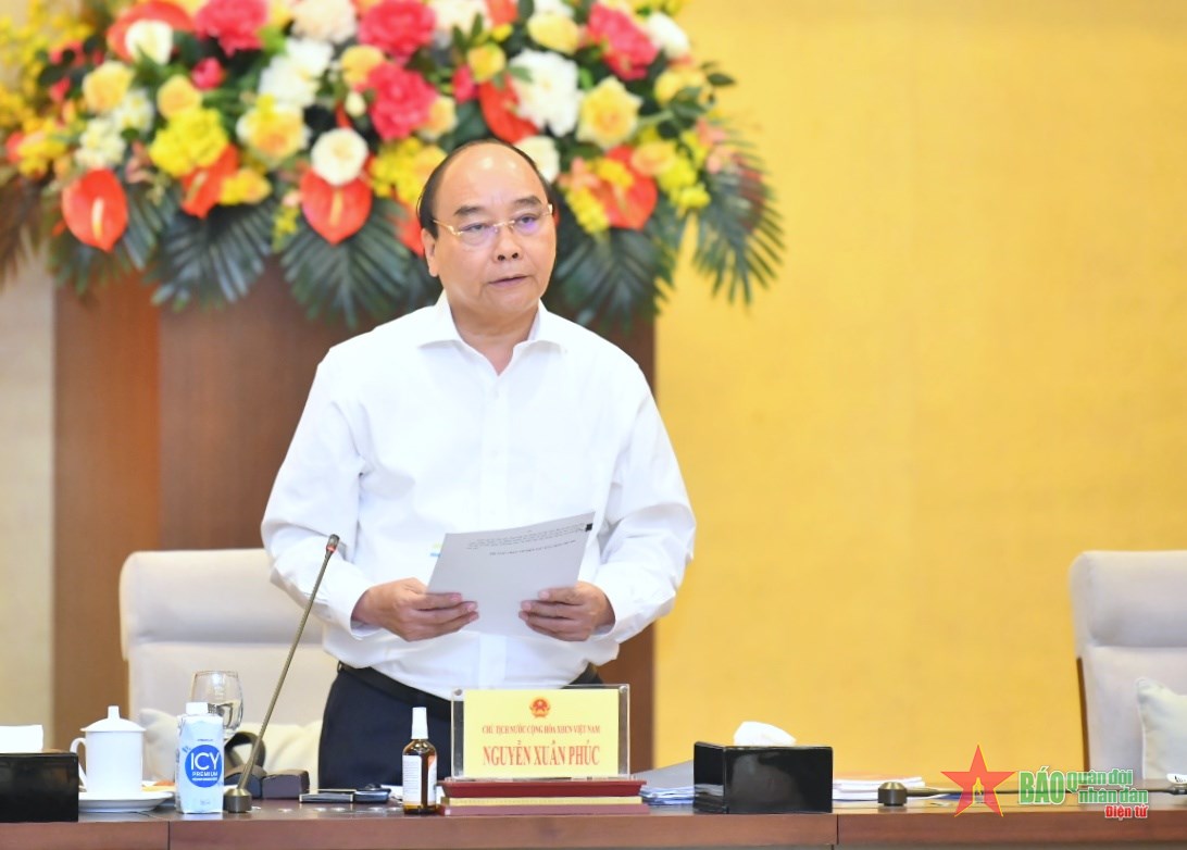 Chủ tịch nước, Chủ tịch Quốc hội đồng chủ trì hội nghị về xây dựng Nhà nước pháp quyền xã hội chủ nghĩa Việt Nam ảnh 1 Chủ tịch nước, Chủ tịch Quốc hội đồng chủ trì hội nghị về xây dựng Nhà nước pháp quyền xã hội chủ nghĩa Việt Nam