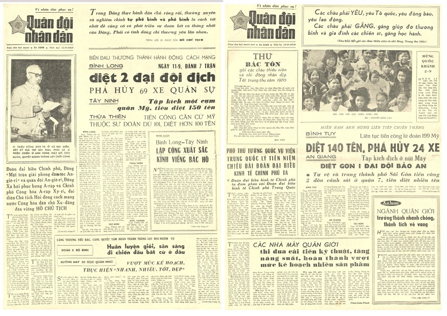 Ngày này năm xưa: 15-9-1945: Bác Hồ gửi thư cho học sinh nhân ngày khai trường đầu tiên