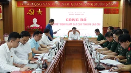 Công bố quyết định giám sát của Tỉnh ủy Lào Cai