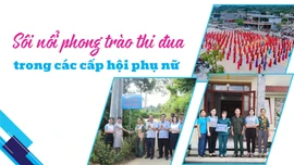 Sôi nổi phong trào thi đua trong các cấp hội phụ nữ