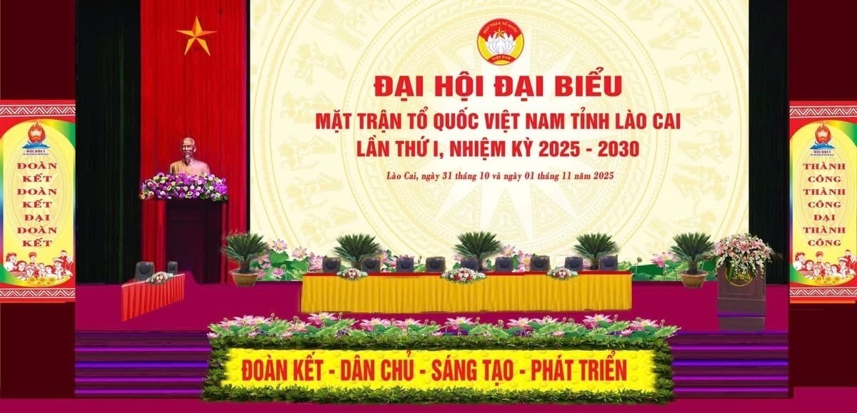 Đại hội đại biểu MTTQ Việt Nam tỉnh Lào Cai lần thứ I, nhiệm kỳ 2025 - 2030, dự kiến diễn ra từ ngày 31/10 - 1/11/2025 tại Trung tâm Hội nghị tỉnh, phường Cam Đường. z7140356508813-f5f85d8ba7f3089338bce63bf384cf7a-1625.jpg