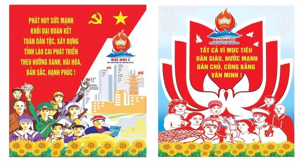 Pano 2 bên sảnh ngoài Hội trường nơi diễn ra Đại hội. z7140361956080-2901d64bdc2cd2bc6f7c3a6bab4d1eaf.jpg