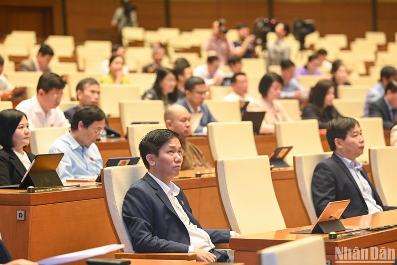 Đại biểu Quốc hội chuyên trách cho ý kiến về 7 dự án luật trình Quốc hội tại Kỳ họp thứ 5 ảnh 4 Đại biểu Quốc hội chuyên trách cho ý kiến về 7 dự án luật trình Quốc hội tại Kỳ họp thứ 5 ảnh 3