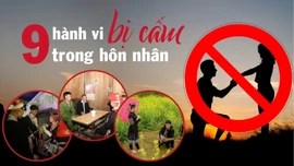 [Infographic] 9 hành vi bị cấm trong hôn nhân