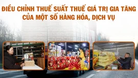 [Infographic] Điều chỉnh thuế suất thuế giá trị gia tăng của một số hàng hóa, dịch vụ