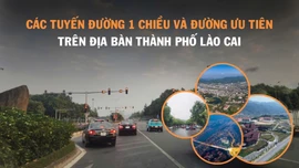 [Infographic] Các tuyến đường 1 chiều và đường ưu tiên trên địa bàn thành phố Lào Cai