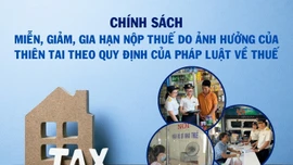 [Infographic] Chính sách miễn, giảm, gia hạn nộp thuế do ảnh hưởng của thiên tai theo quy định của pháp luật về thuế