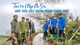 Tuổi trẻ Ngũ Chỉ Sơn góp sức xây dựng nông thôn mới