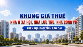 [Infographic] Khung giá thuê nhà ở xã hội, nhà lưu trú, nhà công vụ trên địa bàn tỉnh Lào Cai