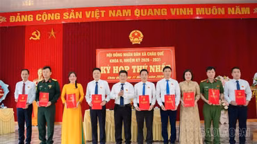 HĐND xã Châu Quế khóa II tổ chức Kỳ họp thứ Nhất 