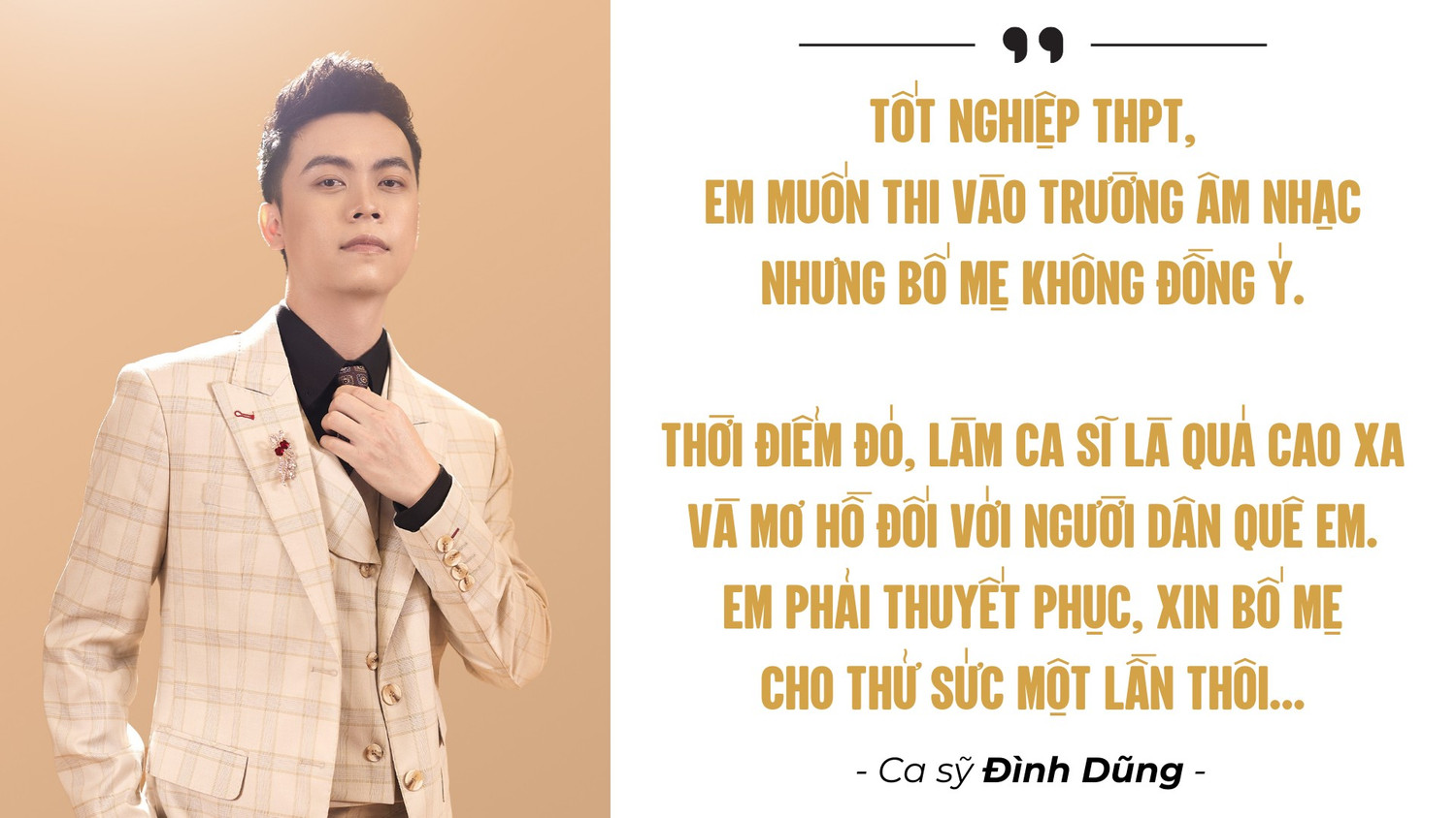 Đình Dũng biểu diễn trong chương trình “Tình anh” do Đài Phát thanh - Truyền hình Thanh Hóa tổ chức phát sóng trực tiếp.