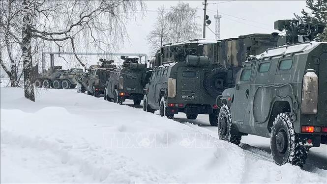 Các đơn vị gìn giữ hòa bình đầu tiên của Nga trong CSTO đã tới Kazakhstan ảnh 1 Chú thích ảnh