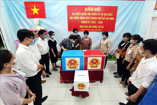 Thời điểm công bố kết quả bầu cử ảnh 1 Chú thích ảnh