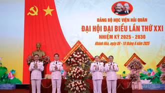 Đảng bộ Học viện Hải quân tổ chức Đại hội đại biểu lần thứ XXI