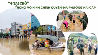  “4 tại chỗ” trong mô hình chính quyền địa phương hai cấp