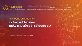 Tuyên truyền, phổ cập Bộ nhận diện Ngày Chuyển đổi số quốc gia 10/10/2024 