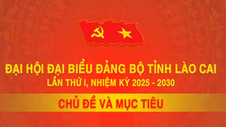 Chủ đề và mục tiêu Đại hội đại biểu Đảng bộ tỉnh Lào Cai lần thứ I, nhiệm kỳ 2025 - 2030
