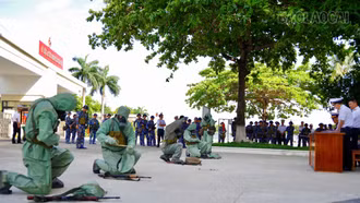 Lữ đoàn 172, Vùng 3 Hải quân tổ chức hội thao các môn quân sự