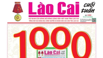 Báo Lào Cai cuối tuần xuất bản số báo thứ 1000