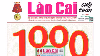 Báo Lào Cai cuối tuần xuất bản số báo thứ 1000