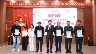 Báo Lào Cai tri ân cộng tác viên và đối tác tuyên truyền năm 2024