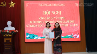 Công bố quyết định bổ nhiệm Phó Giám đốc Sở Khoa học và Công nghệ