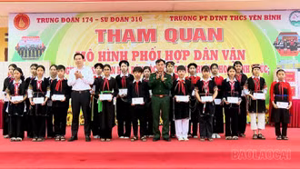 Hiệu quả mô hình "Dân vận khéo" trong xây dựng trường học hạnh phúc