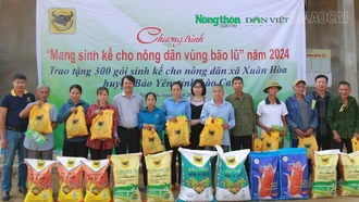 Bảo Yên: 600 hộ dân được trao sinh kế khôi phục sản xuất sau mưa lũ