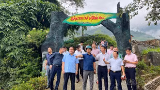 Khảo sát tại xã Mường Hoa về thực hiện các chương trình mục tiêu quốc gia