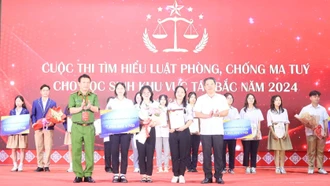 Trường THPT Dân tộc nội trú tỉnh giành giải Nhất vòng loại Cuộc thi Tìm hiểu Luật Phòng, chống ma túy cho học sinh khu vực Tây Bắc