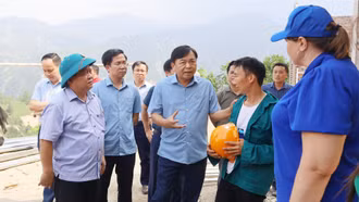 Kiểm tra việc sử dụng nguồn ngân sách dự phòng khắc phục hậu quả bão số 3 và mưa lũ tại Lào Cai