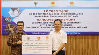 Chính phủ Indonesia hỗ trợ người dân Lào Cai khắc phục hậu quả thiên tai