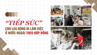 “Tiếp sức” cho lao động đi làm việc ở nước ngoài theo hợp đồng