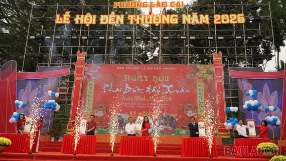 Phường Lào Cai khai hội đền Thượng 