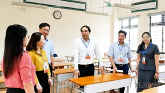 Bí thư Tỉnh ủy, Chủ tịch UBND tỉnh Trịnh Xuân Trường kiểm tra công tác chuẩn bị kỳ thi tốt nghiệp THPT năm 2025