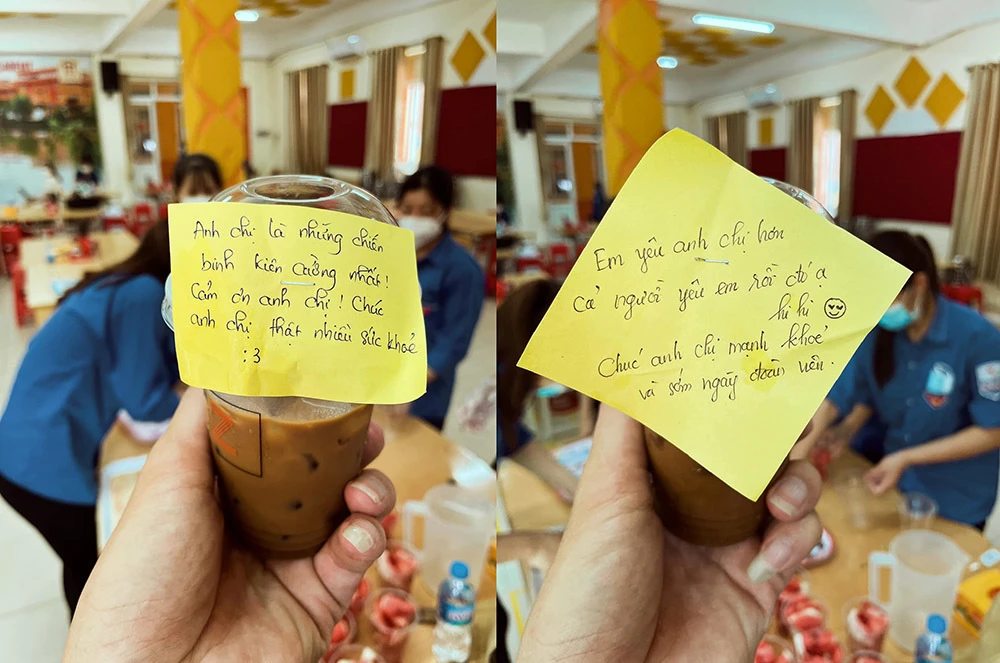 Chàng trai viết đơn xin làm tình nguyện viên ở tâm dịch Bắc Giang