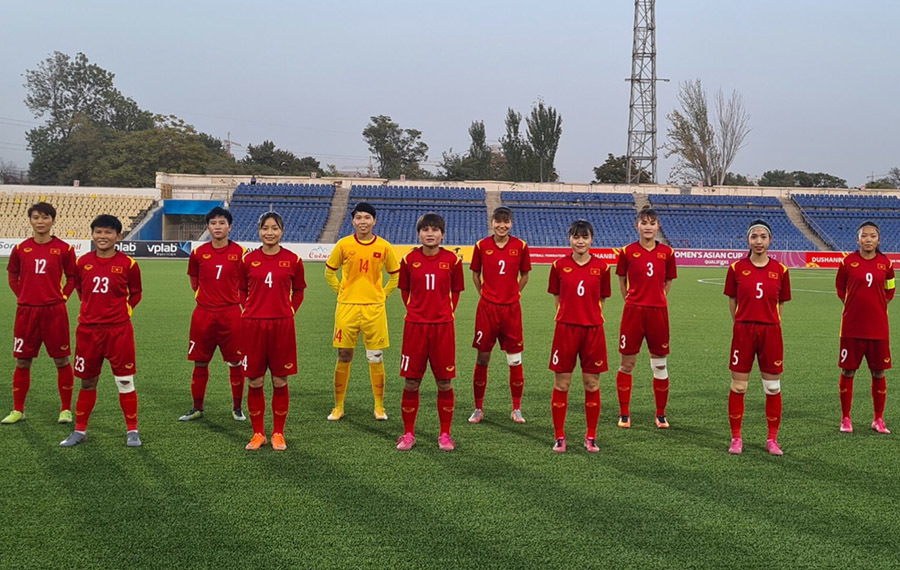 Đè bẹp Tajikistan, tuyển nữ Việt Nam vào VCK Asian Cup 2022 ảnh 1 Đè bẹp Tajikistan, tuyển nữ Việt Nam vào VCK Asian Cup 2022