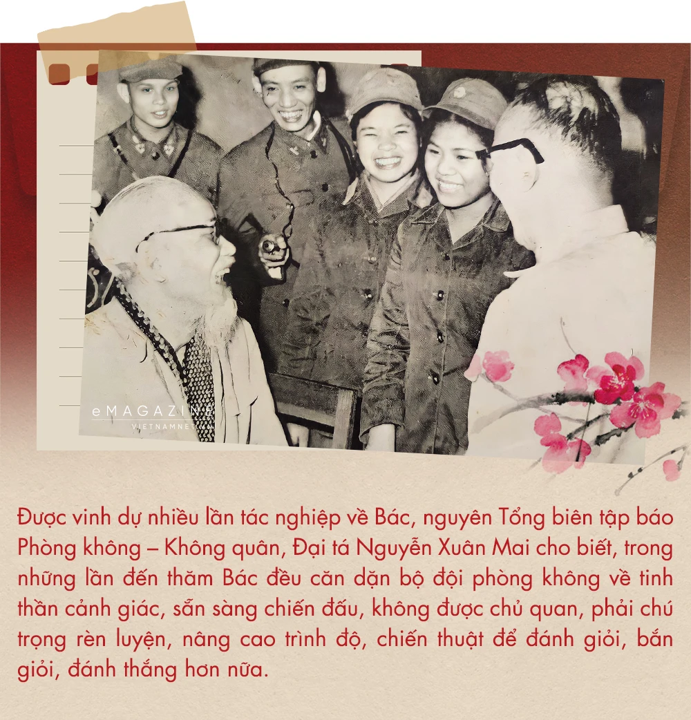 Bác Hồ,Tết Nguyên đán,phòng không không quân,bộ đội