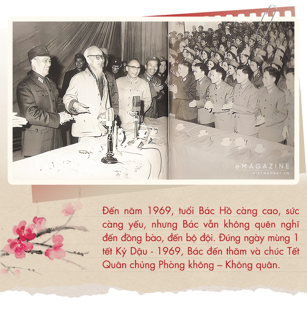 Bác Hồ,Tết Nguyên đán,phòng không không quân,bộ đội