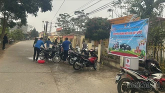 Gần 200 lượt xe được rửa gây quỹ chăm lo Tết cho trẻ em khó khăn phường Cầu Thia