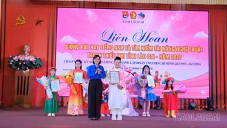Sôi nổi Liên hoan “Giọng hát hay tiếng Anh và Tìm kiếm tài năng nghệ thuật thanh thiếu nhi” tỉnh Lào Cai năm 2026
