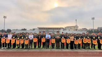 Khai mạc Hội thi Giáo dục quốc phòng và an ninh học sinh THPT tỉnh Lào Cai lần thứ I năm 2026