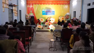  Hội nghị truyền thông về bình đẳng giới và phòng, chống bạo lực trên cơ sở giới tổ chức tại tổ dân phố Phù Ninh, phường Trung Tâm