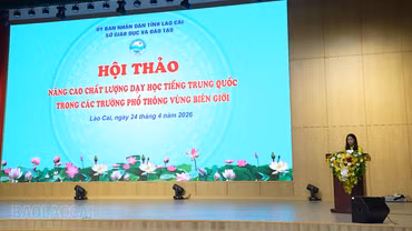 Hội thảo nâng cao chất lượng dạy học tiếng Trung Quốc trong các trường phổ thông vùng biên giới