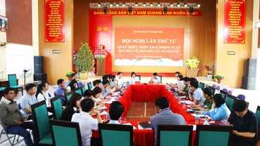 Ủy ban bầu cử xã Bản Xèo tổ chức Hội nghị lần thứ 4 quán triệt, triển khai nhiệm vụ bầu cử