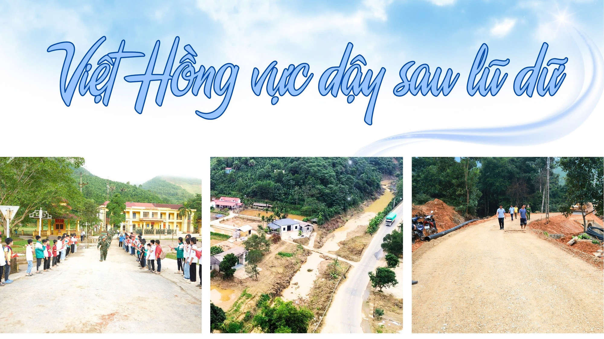 Việt Hồng vực dậy sau lũ dữ