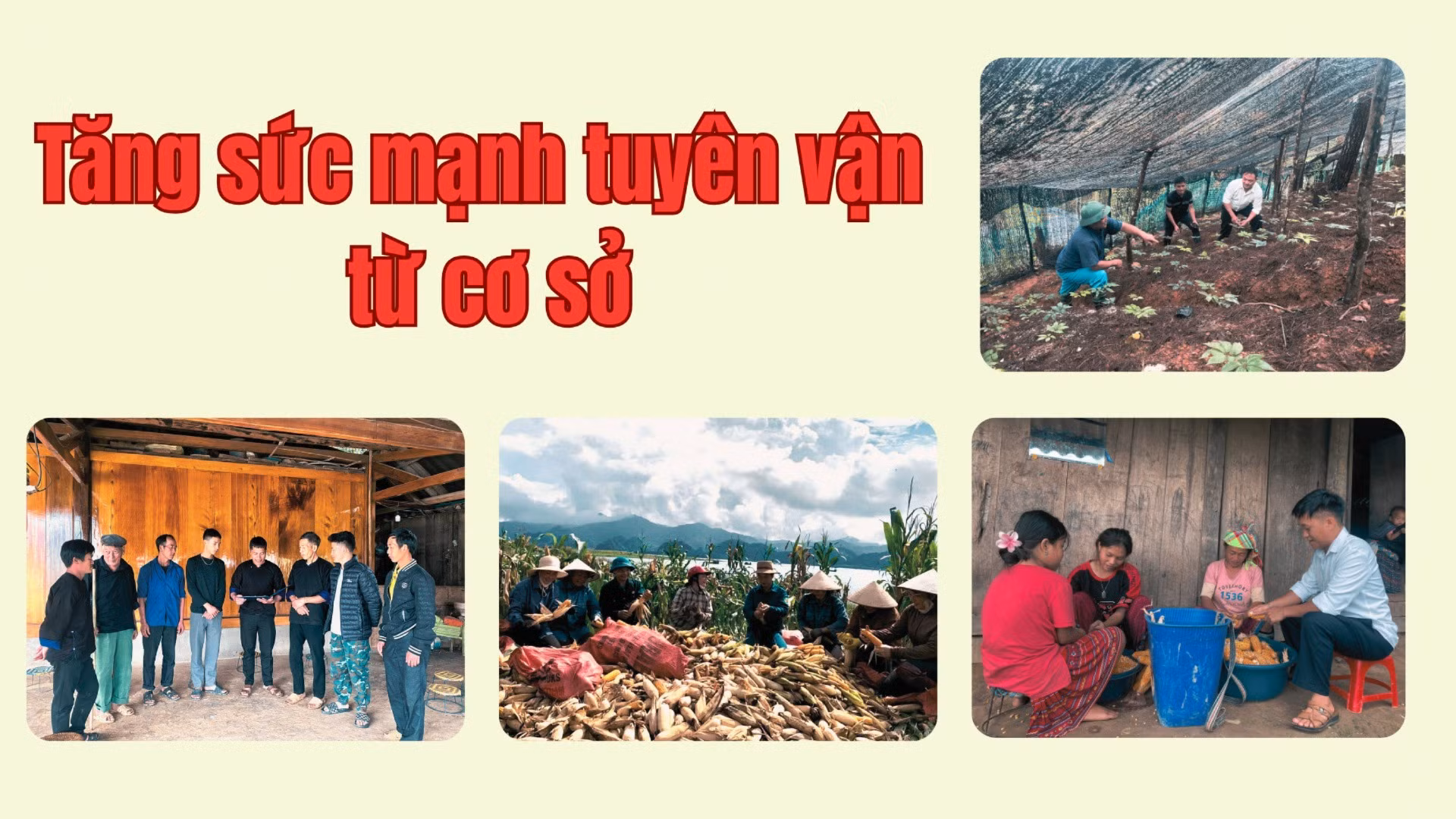 Tăng sức mạnh tuyên vận từ cơ sở