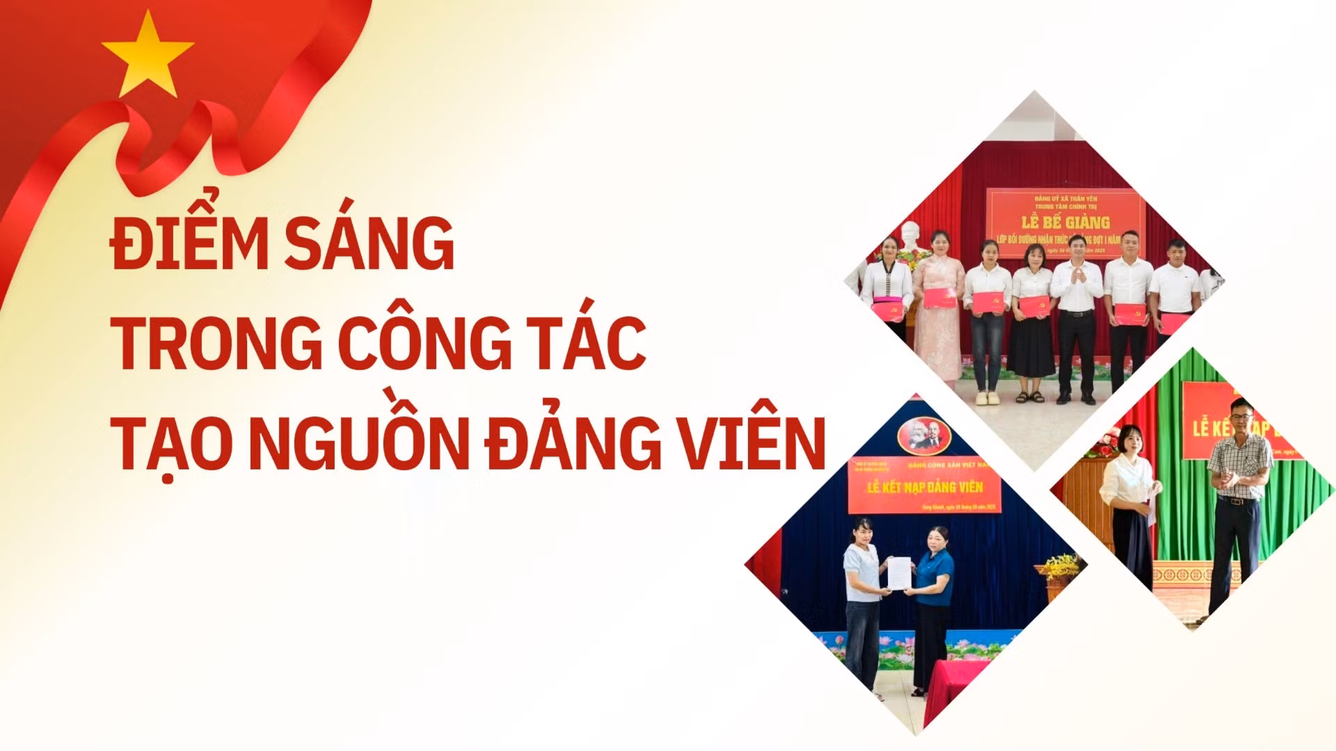 Điểm sáng trong công tác tạo nguồn đảng viên