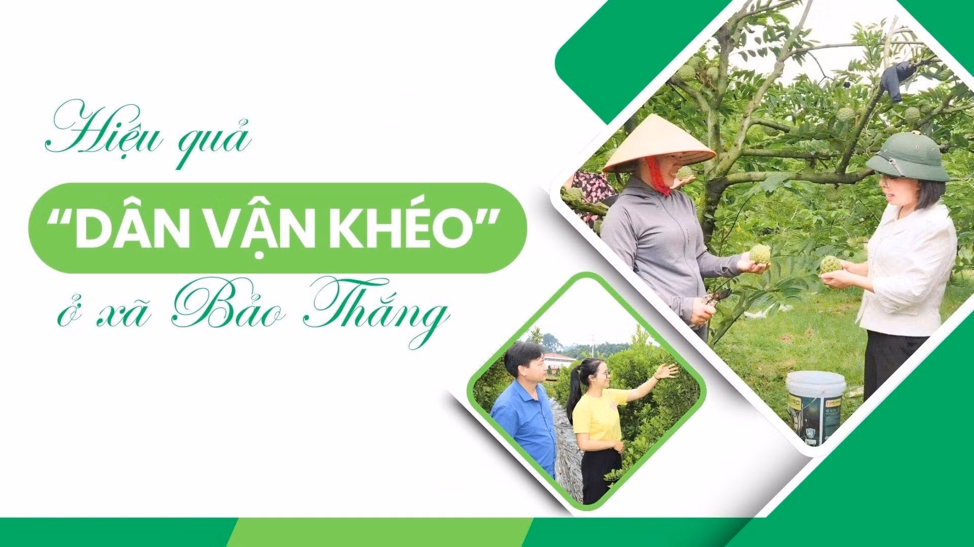 Hiệu quả “Dân vận khéo” ở xã Bảo Thắng